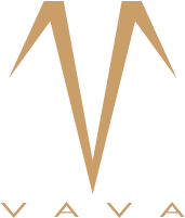 Logo of Vava, experts in managing corporate and wedding celebrations