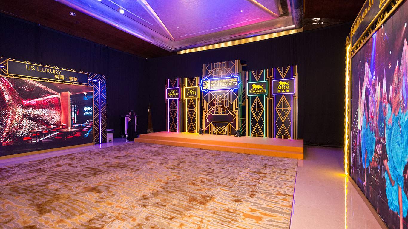 Bespoke Corporate Event Decoration by VAVA for MGM Resorts International