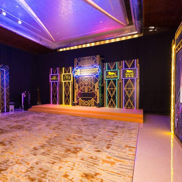 Bespoke Corporate Event Decoration by VAVA Event Planning for MGM Resorts International