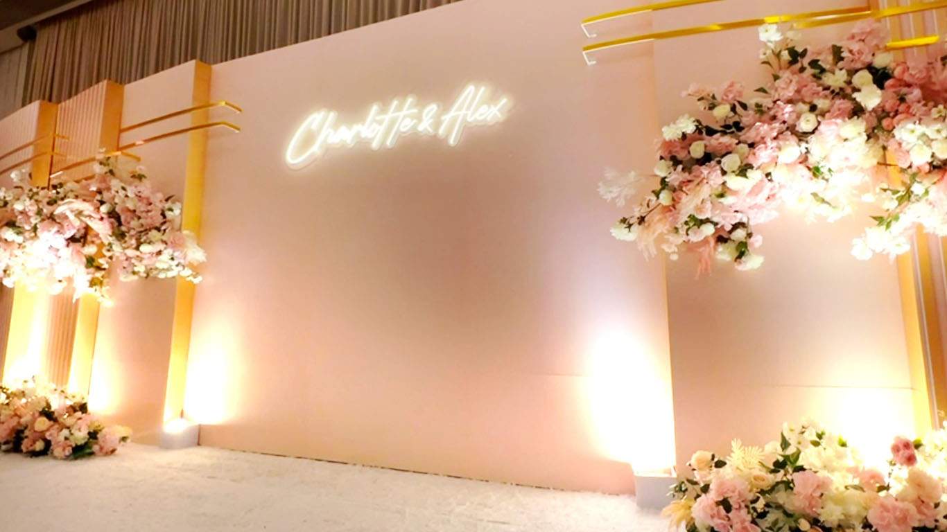 Elegant Wedding Decor at Nina Hotel